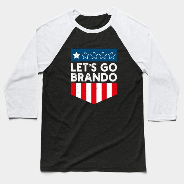 let's Go Brandon Baseball T-Shirt by BadrooGraphics Store